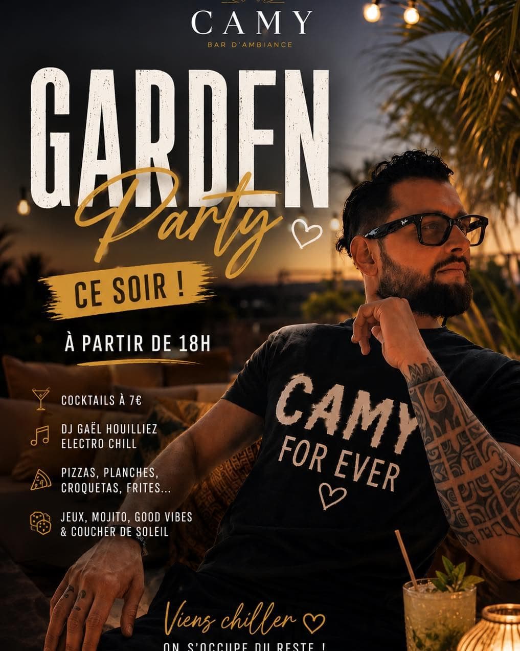 GARDEN PARTY CHEZ CAMY