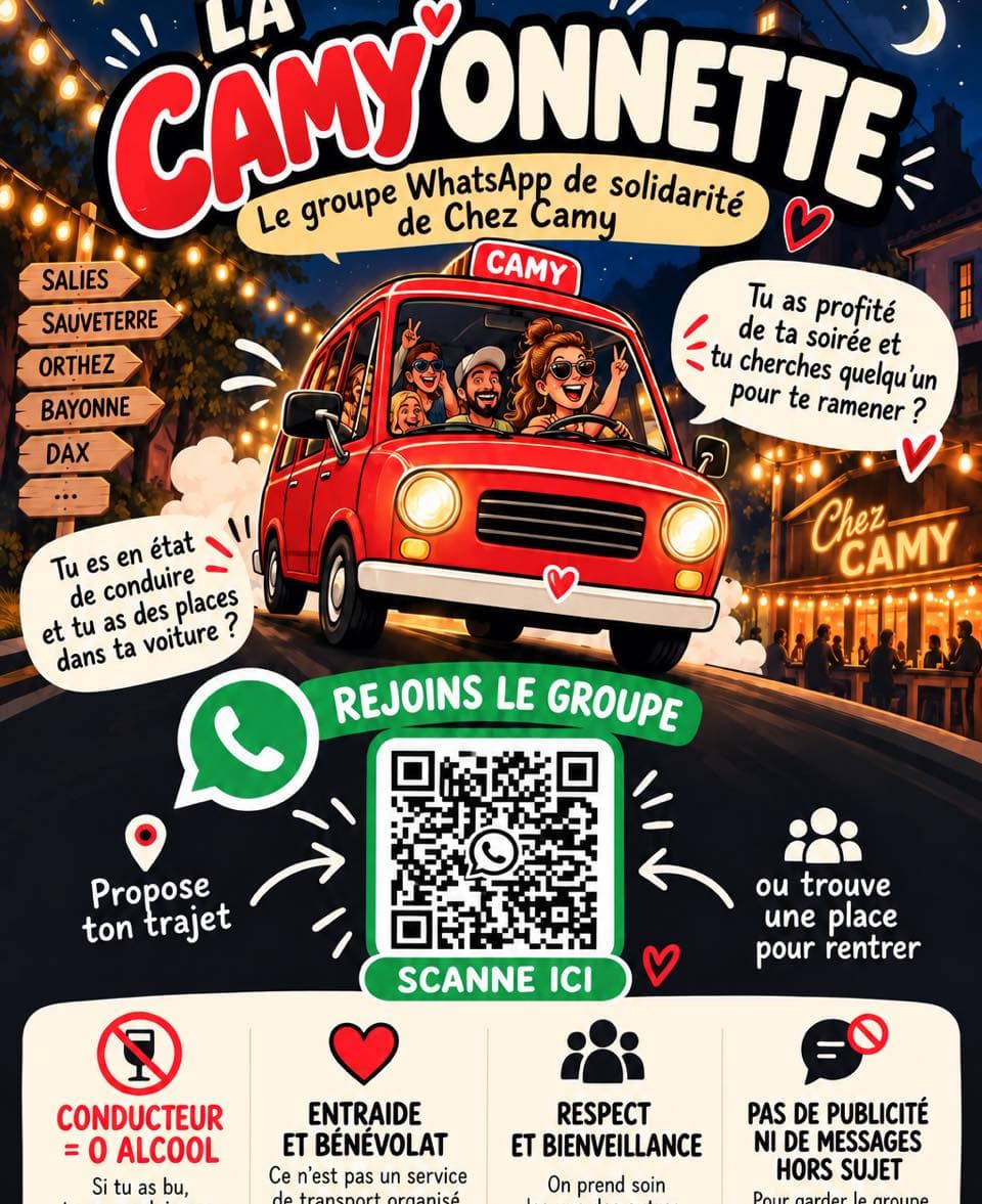 Réouverture Chez Camy