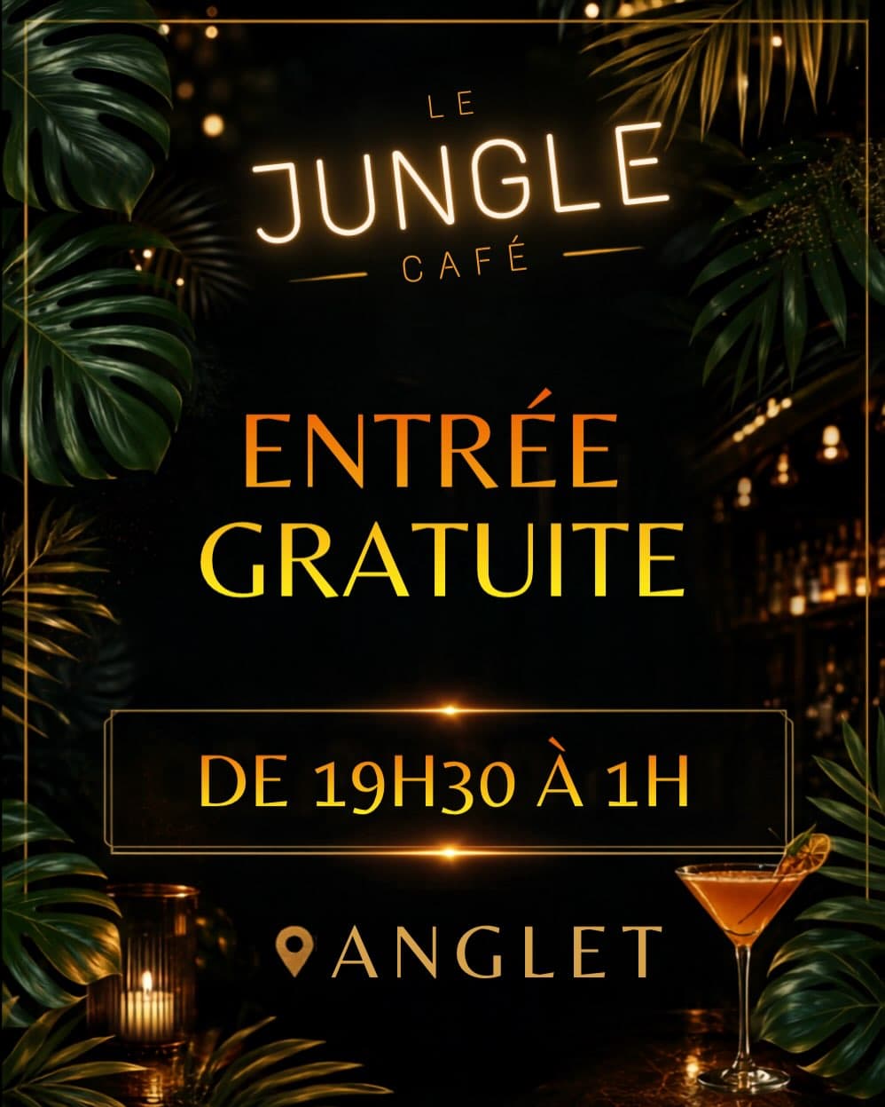 Soirée festive et discothèque au Jungle Café