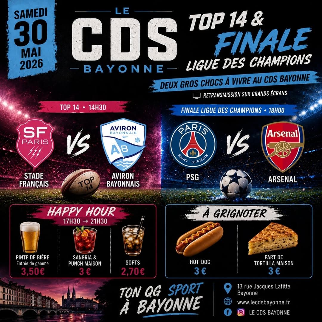 Diffusion TOP 14 & Finale Ligue des Champions